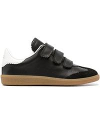 Isabel Marant - Toile Beth Leather And Suede Sneakers - Lyst