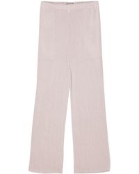 Issey Miyake - Hatching Plissé Trousers - Lyst