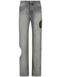 Off-White c/o Virgil Abloh - Meteor Cut-Out Jeans - Lyst