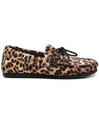 Isabel Marant - Fitza Loafer Mit Leoparden-Print - Lyst
