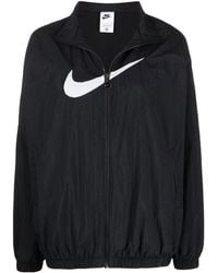 Nike - Swoosh Logo High-Neck Jacket - Lyst