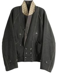 Ziggy Chen - Double-Breasted Shawl-Collar Jacket - Lyst