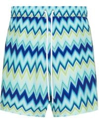 Missoni - Zigzag-Pattern Swim Short - Lyst