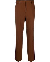 Burberry - Cotton Trousers - Lyst
