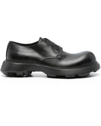 Acne Studios - Leather Derby Shoes - Lyst