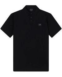 ARMANI EXCHANGE - Logo-Detail Polo Shirt - Lyst