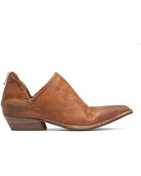 Officine Creative - Noelie Dd Pointed-Toe Zip Boots - Lyst