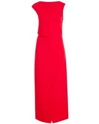 Proenza Schouler - Damea Matte Crepe Midi Dress - Lyst