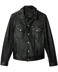 Purple Brand - Leather Jacket - Lyst