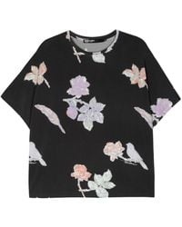 Bimba Y Lola - T-Shirt mit Blumen-Print - Lyst