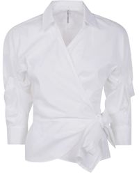 Liviana Conti - Camisa con cierre de lazo - Lyst