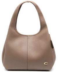 COACH - Lana Pebbled-Leather Tote Bag - Lyst