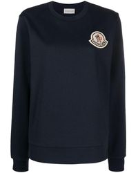 Moncler - Sweater Met Logopatch - Lyst