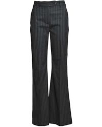 True Royal - Pinstripe Flared Trousers - Lyst