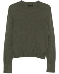 Aragona - Long-Sleeve Ribbed-Trim Sweater - Lyst