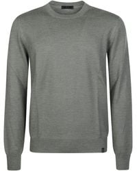 Fay - Jersey de lana con cuello redondo - Lyst