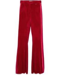 Nissa - Flared Velvet Trousers - Lyst
