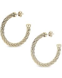 Desmo - Spring Twist Hoop Earrings - Lyst