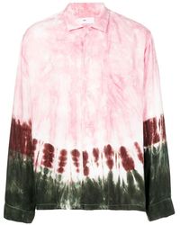 Toga Virilis - Tie-dye Print Long-sleeved Shirt - Lyst