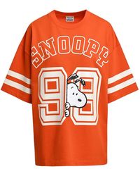 Essentiel Antwerp - X Peanuts Snoopy-Print T-Shirt - Lyst