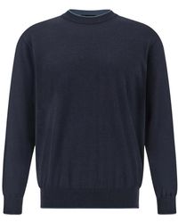 Paul & Shark - Bicolor Collar Crew-Neck Sweater - Lyst