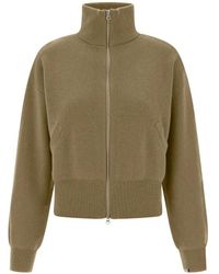 Extreme Cashmere - Vest Met Rits En Geribbelde Afwerking - Lyst