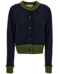 Marni - Ribbed-Trim Cardigan - Lyst