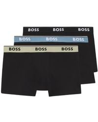 BOSS - Logo-Waistband Boxers (Set Of Three) - Lyst