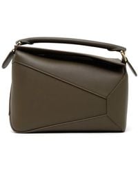 Loewe - Puzzle Edge Small Leather Handbag - Lyst