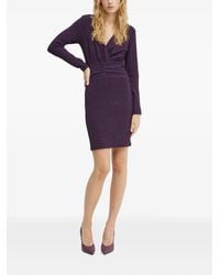 Morgan - Rosie V-Neck Midi Dress - Lyst