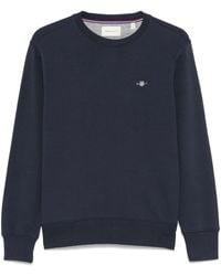 GANT - Shield-Motif Crew-Neck Sweatshirt - Lyst