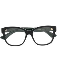 Gucci - Square-Frame Optical Glasses - Lyst