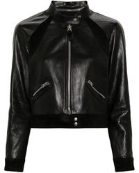 Tom Ford - Giacca biker con zip - Lyst