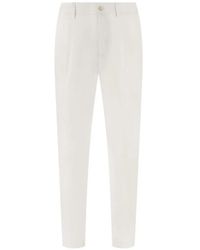 BOGGI - Darted Drawstring Trousers - Lyst