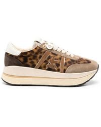 Premiata - Beth Leopard-Print Sneakers - Lyst