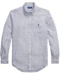 Polo Ralph Lauren - Striped Linen Shirt - Lyst