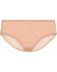 Dolce & Gabbana - Jacquard Tulle Briefs - Lyst