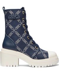 MICHAEL Michael Kors - Hanley Chunky-Sole Combat Boots - Lyst