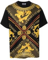 Versace Jeans Couture - Couture All Over Print T Shirt - Lyst