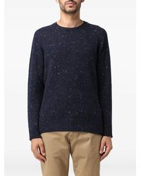 Drumohr - Speckled Round-Neck Sweater - Lyst