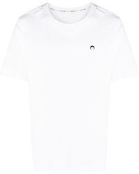 Marine Serre - Logo Organic Cotton T-shirt - Lyst