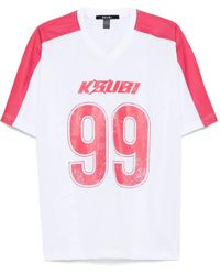 Ksubi - Stinger Moto Boyfriend 99-Number Ribbed Jersey Top - Lyst