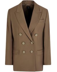 ARMANI EXCHANGE - ダブルジャケット - Lyst