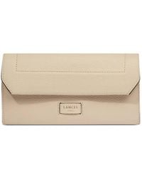 Lancel - Ninon Flap-Closure Leather Wallet - Lyst