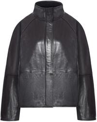 Soeur - Gamma High-Neck Leather Jacket - Lyst