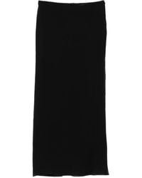 Wardrobe NYC - Geribbelde Midi-Rok - Lyst