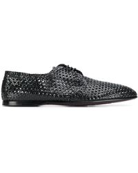 Dolce & Gabbana - Hand-Woven Derby Shoes - Lyst