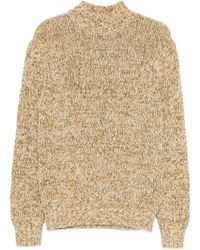 Tagliatore - High-Neck Speckled-Wool Sweater - Lyst