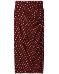 Stella McCartney - Polka Dot Long Skirt - Lyst