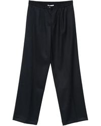Manuel Ritz - Elasticated-Waistband Pleated Trousers - Lyst